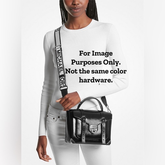 NWT-Michael Kors Manhattan Medium Patent Satchel - Picture 10 of 10